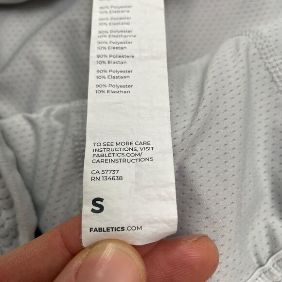 Fabletics Active Lined Shorts Mens Small Gray Elastic Waist Pocket Ahtletic 29x7 - Picture 4 of 16